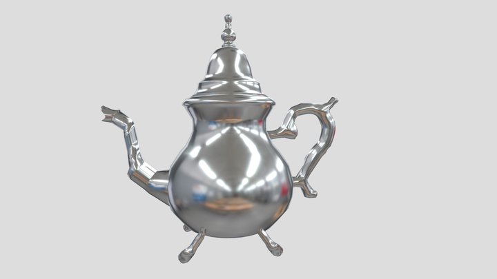 Moroccan Teapot (BARRAD) barad morocco maghribi 3D Model