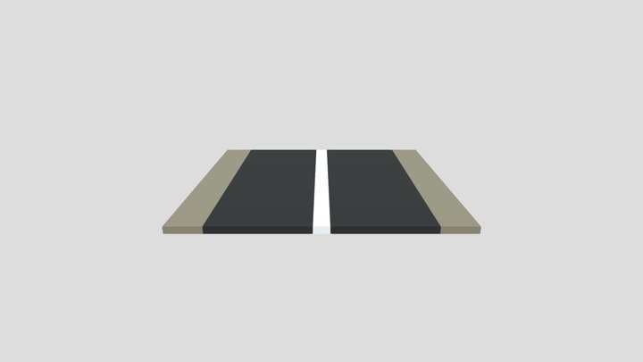 Voxel Roads 3D Model