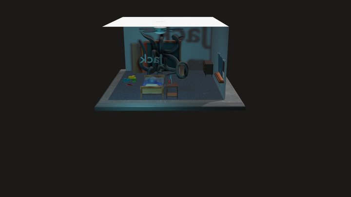 Monster scene 3D Model