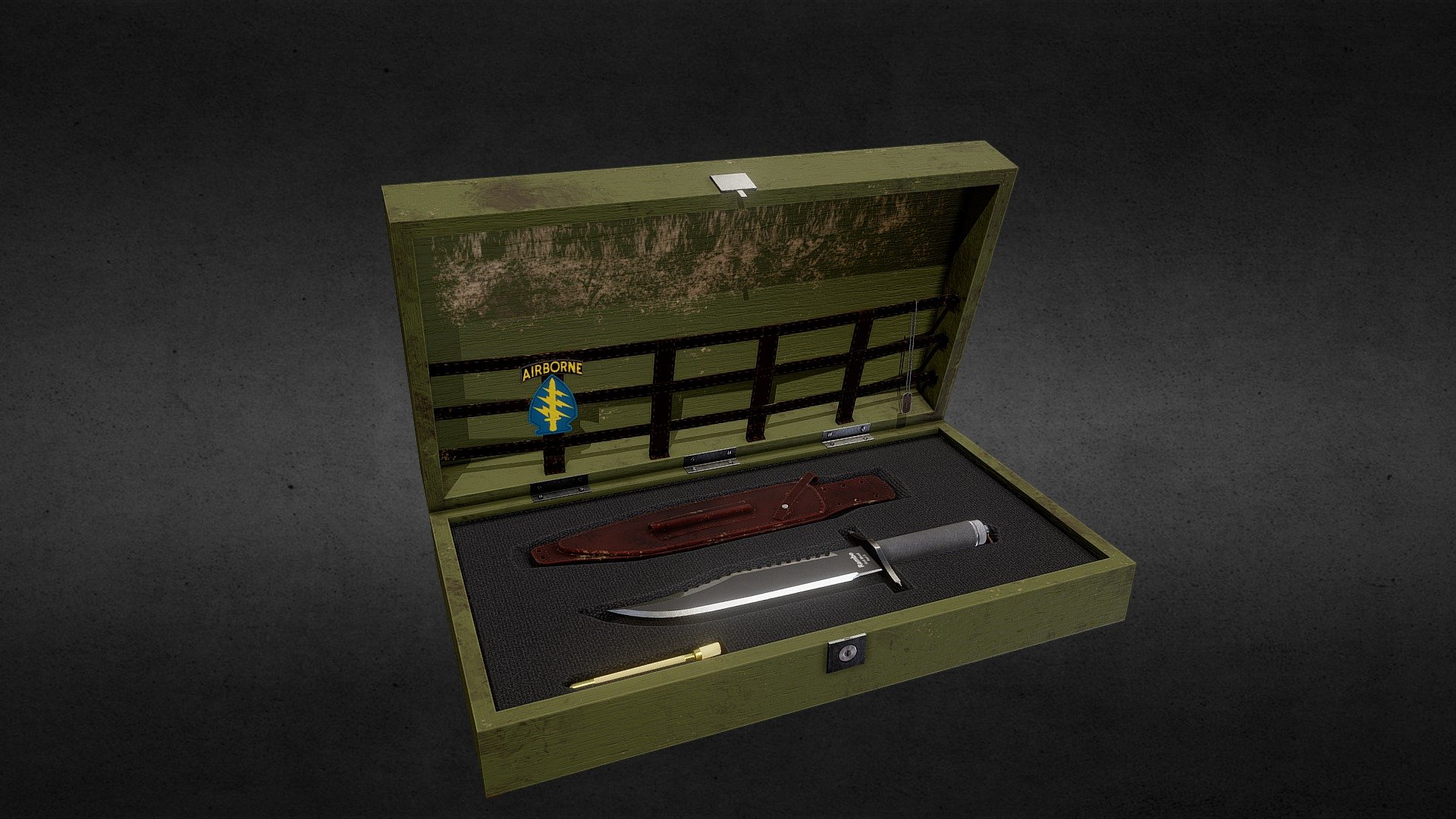 Tribute Rambo - First Blood Part II "Box Knife "