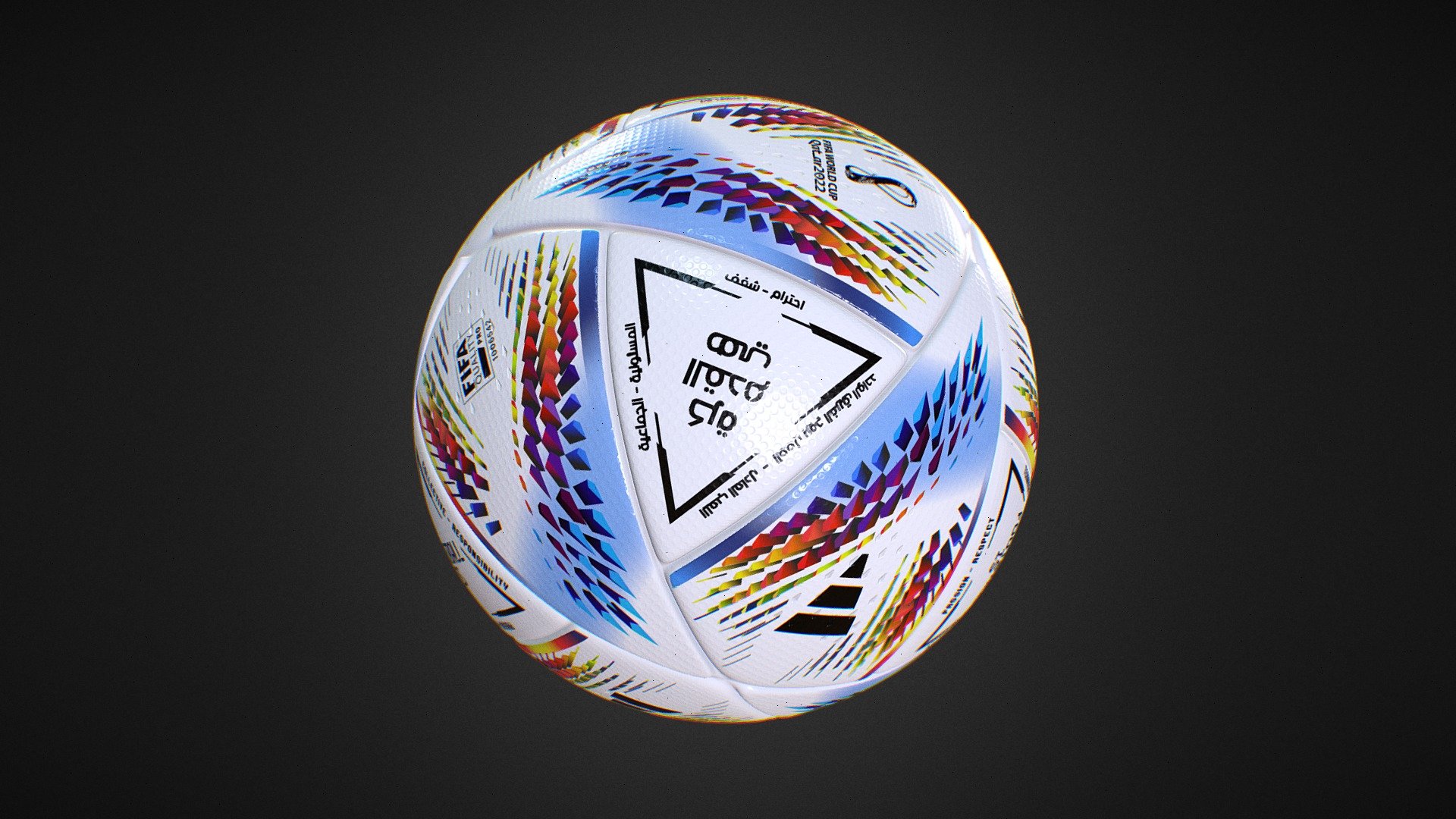 Al Rihla - FIFA World Cup Qatar 2022 - Download Free 3D model by Jesus  (@gsusvfx) [26f1489]