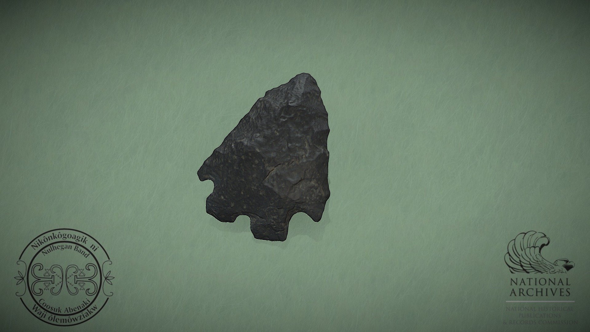 Early Archaic point - 3D model by Abenaki Helping Abenaki ...