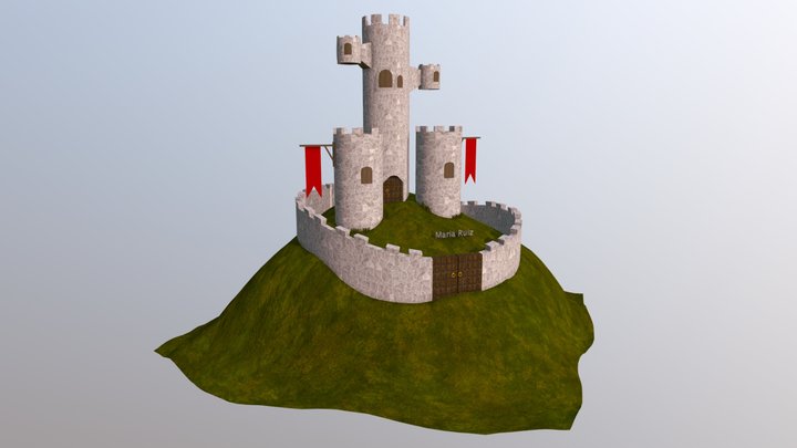 Medieval Castle 3D Model