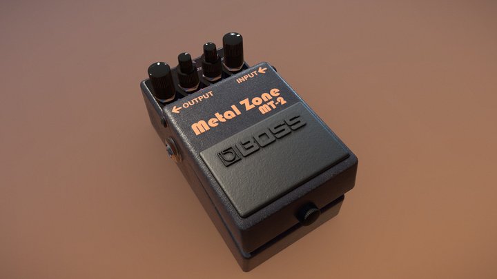 Guitar Distortion 3D Model