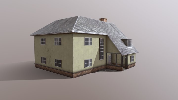 House, Game Asset 3D Model