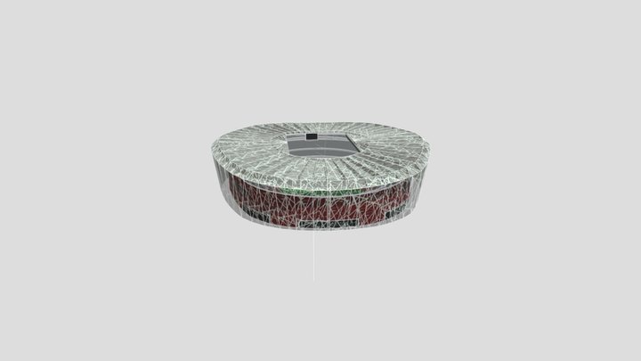 ESTADIO OLIMPICO DE PEKIN 3D Model