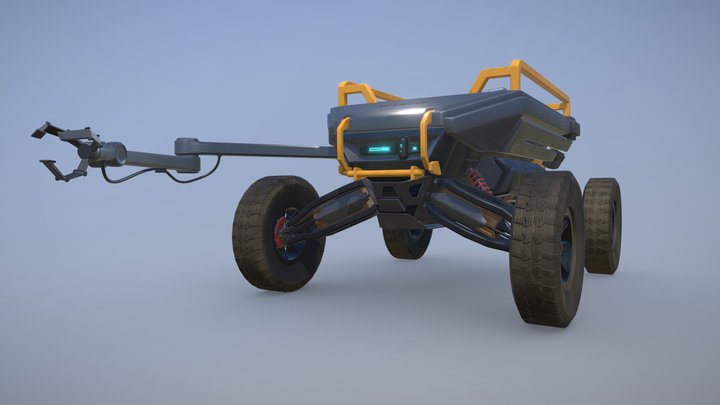 Robo-Cart 3D Model