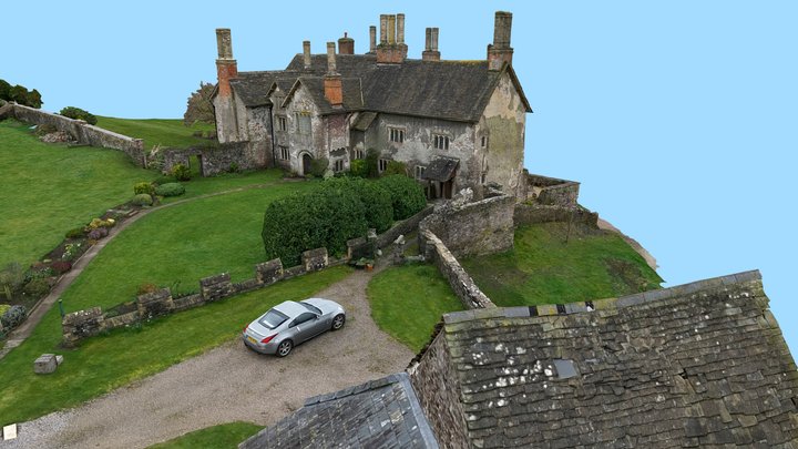 HQ Cultural Heritage Farm 3D - Aerial Survey 3D Model
