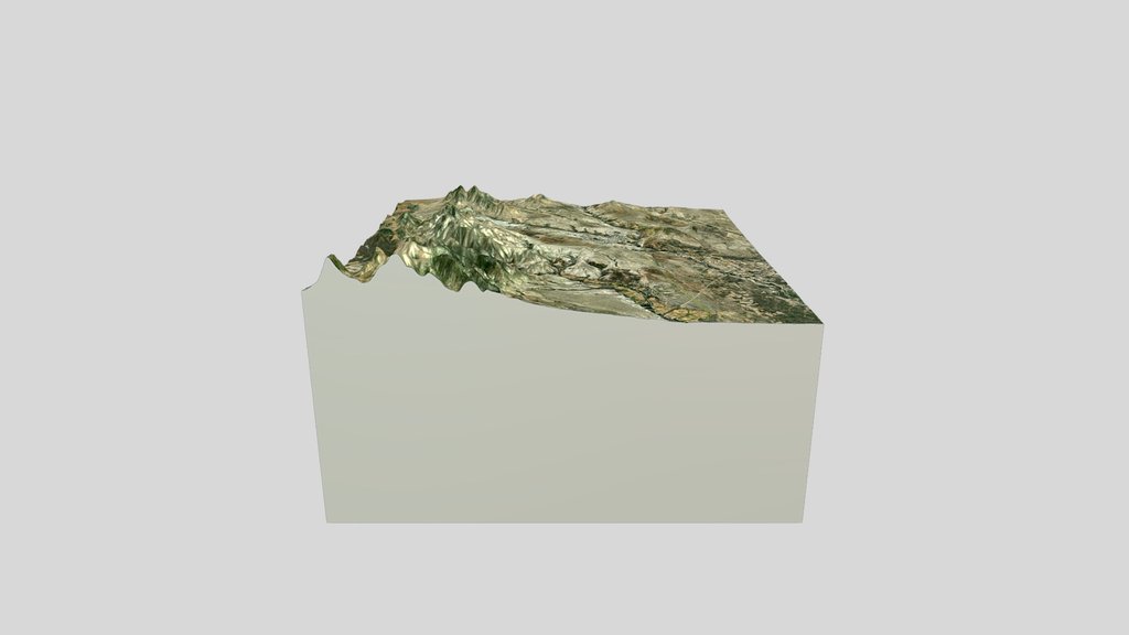 Modelo 3d Charcas SLP, zoom Charcas