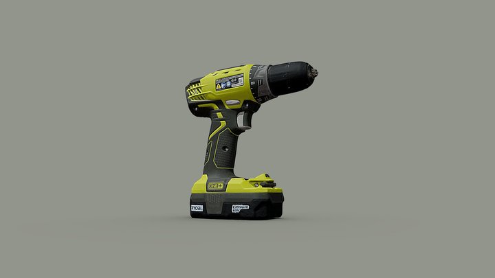 Ryobi Drill 3D Model