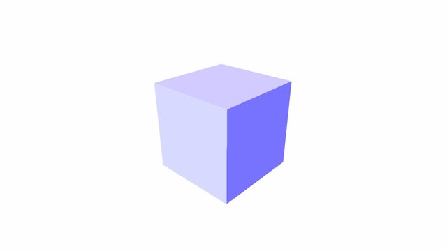 Purple Cube 3D Model