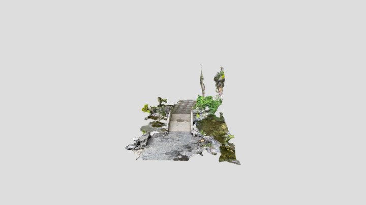 Chinese bridge Port Oregon 3D Model