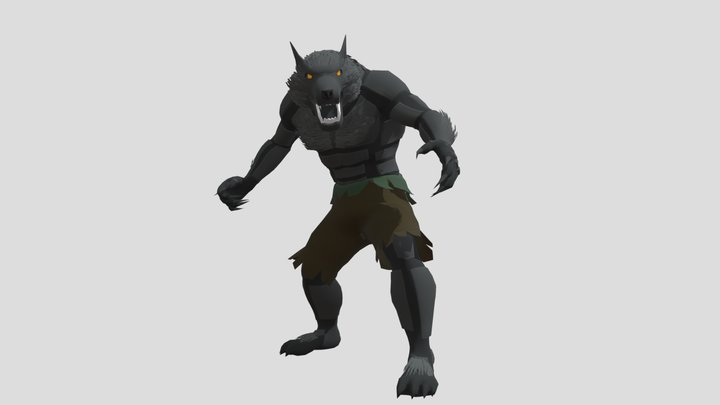 MechWerewolf 3D Model