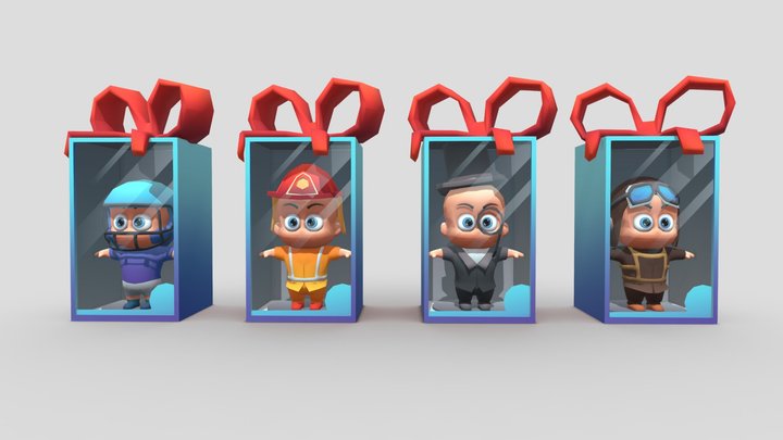 Baby Boy Gift 3D Model