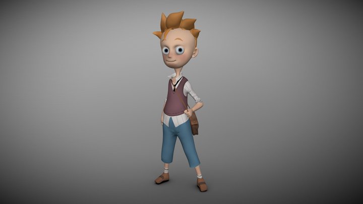 Kid Modeling 3D Model