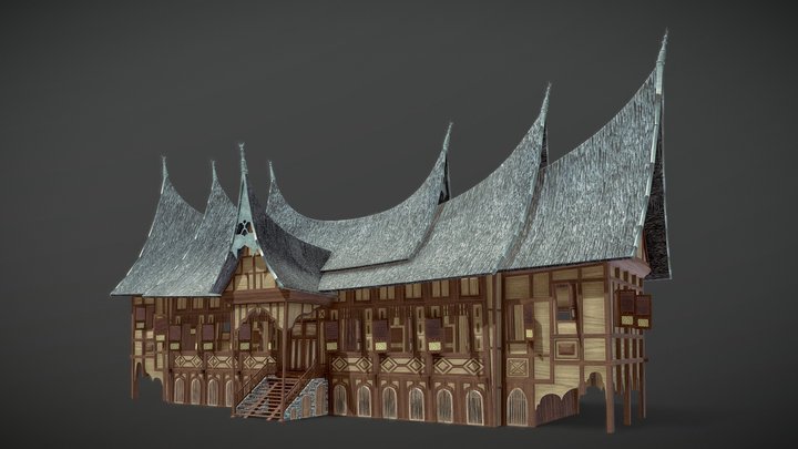 Rumah Gadang 3D Model