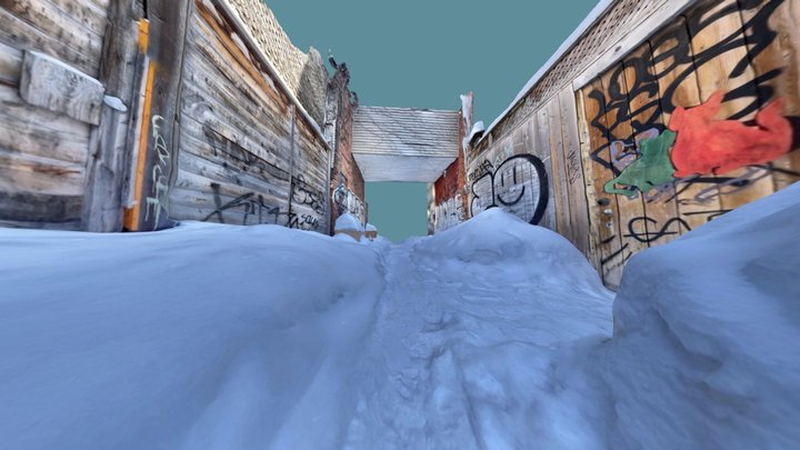 Montréal Backstreet 3D Model