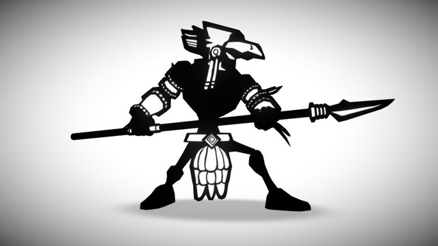 Aztez Character Showcase - Distinguished Eagle 3D Model