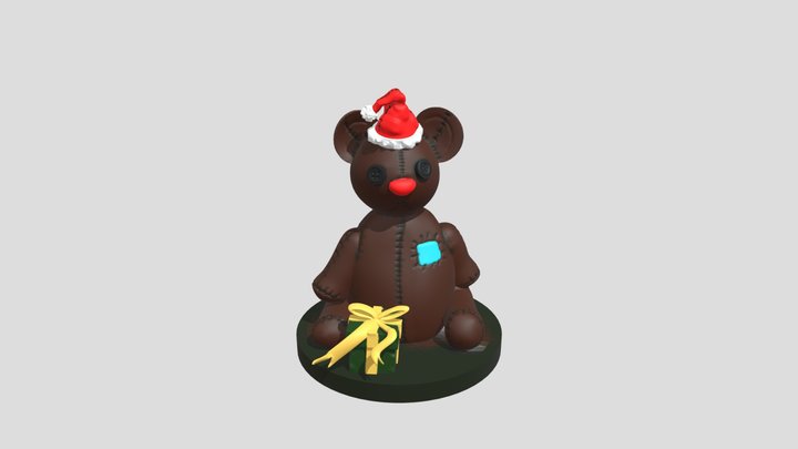 Teddy With Santa Hat