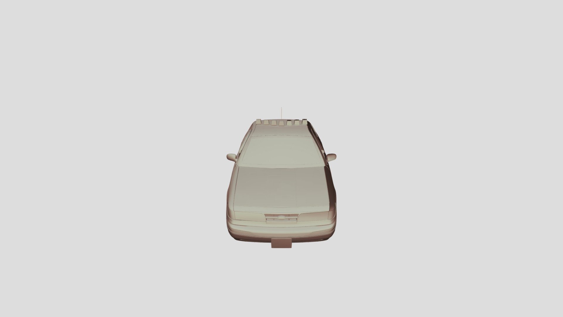 Ford Crown Victoria 3DS MAX FBX OBJ