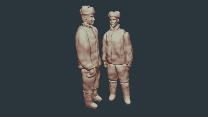 Workers 3D Model