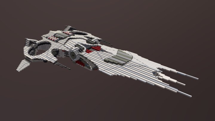 Spaceship 3D Model