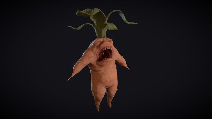 Mandrake - Castlevania 3D Model