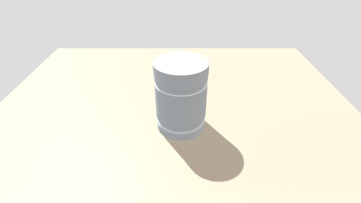 pill bottle 3D Model