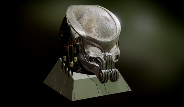 Celtic Predator Masked 3D Model