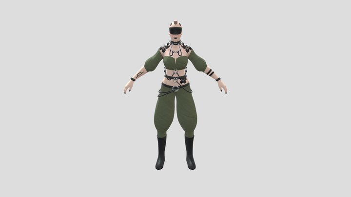 Final Character 3D Model
