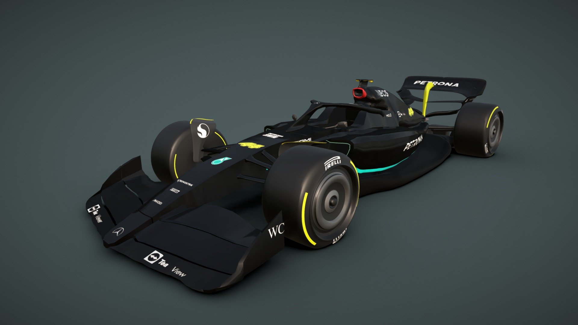 Mercedes F1 W14 FREE!! - Download Free 3D model by 3dblenderlol 26fda66 