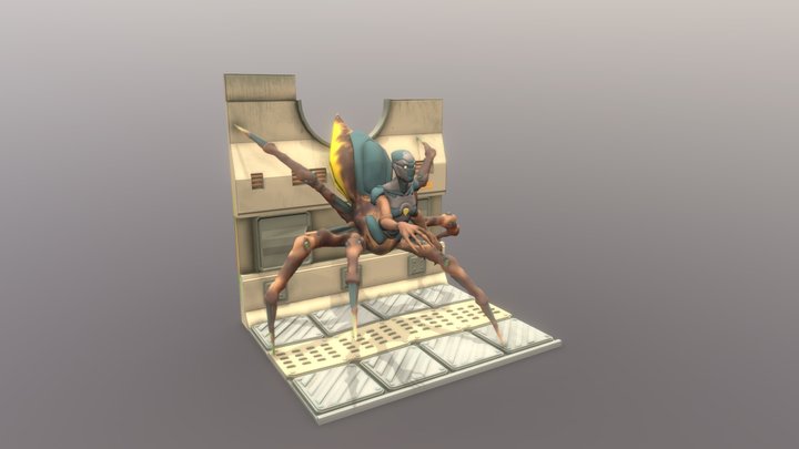 Pieza_araña 3D Model