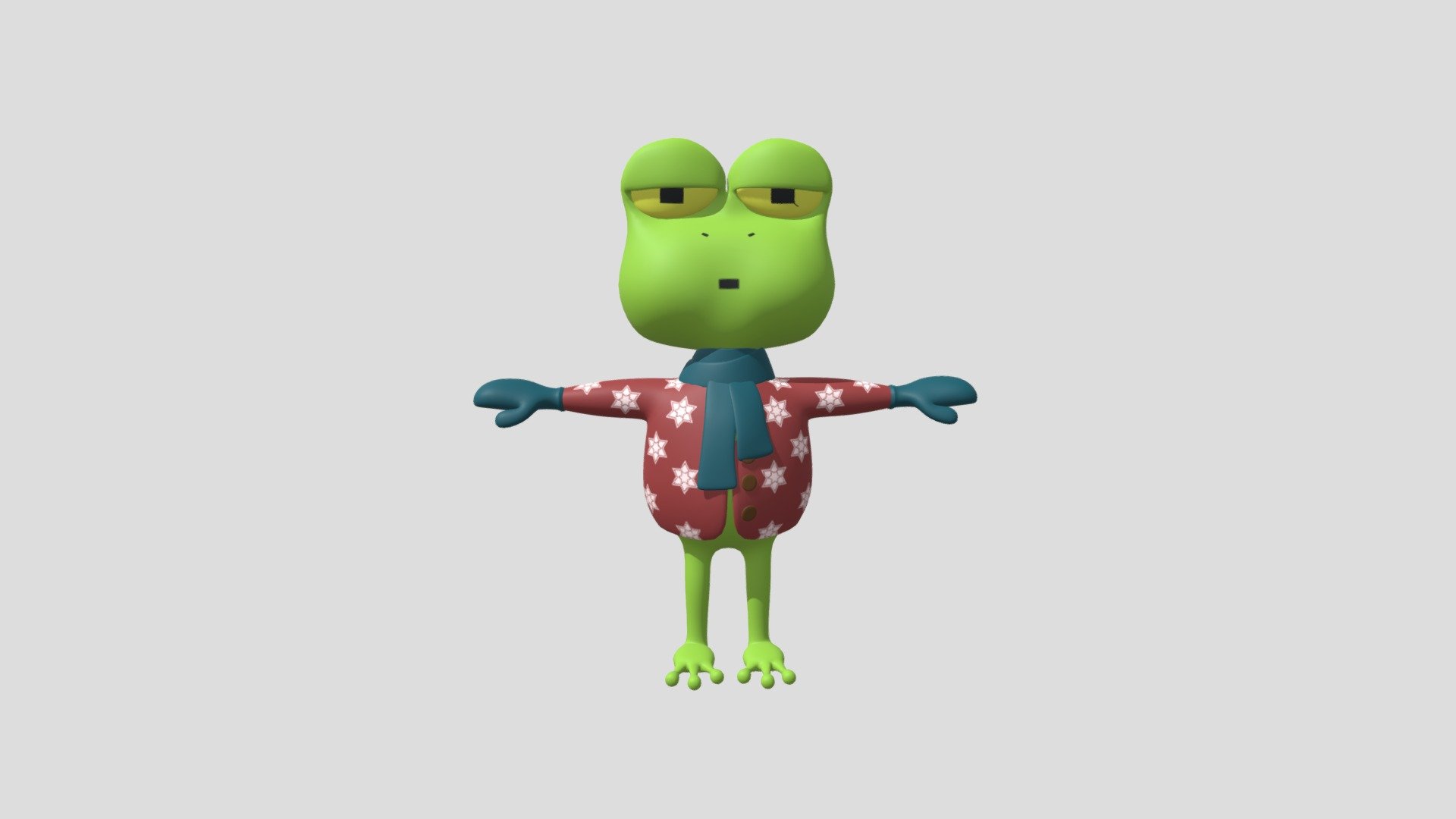 Frog — Sketchfab embed 3D viewer