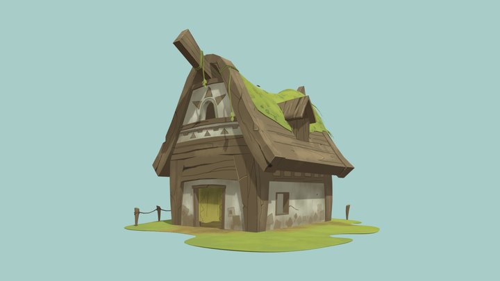Casual House 3D Model