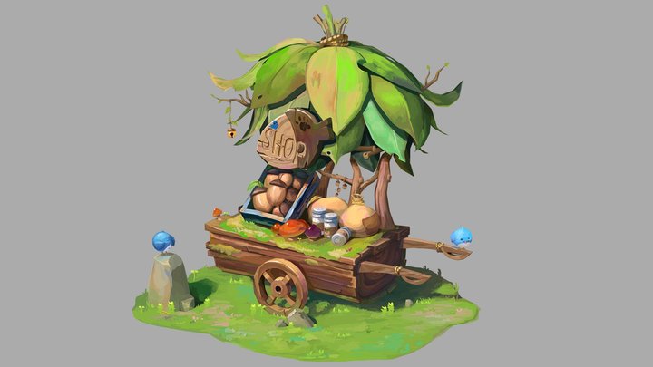 Acorn Shop 3D Model