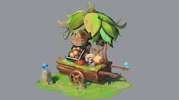 Acorn Shop 3D Model