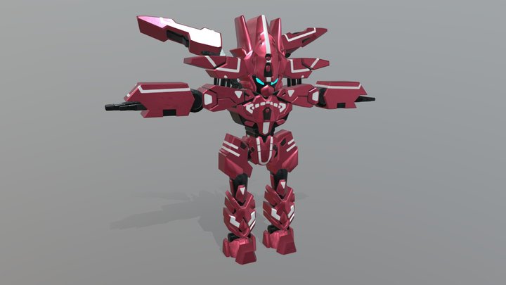 Pink-Mech 3D Model