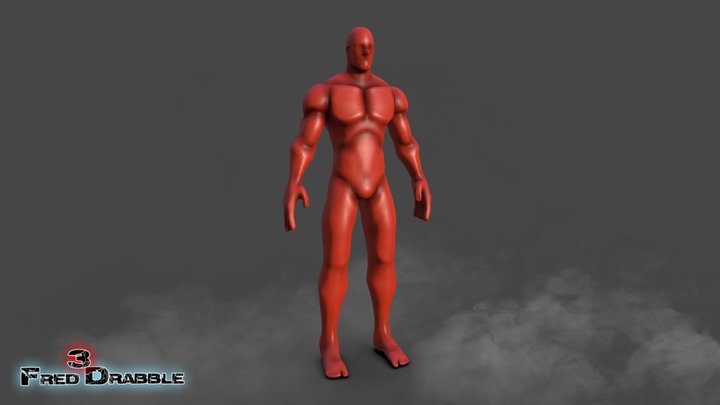 lowpoly basemesh – Modello 3D gratuito STL