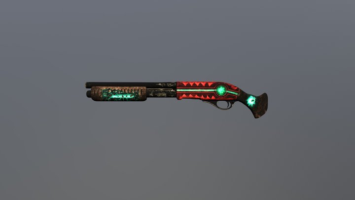 Sawed-off 3D Model