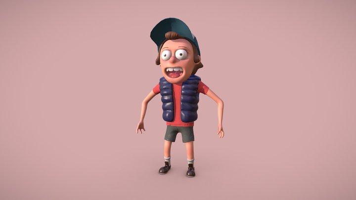 Dipper from Gravity Falls 3D Model
