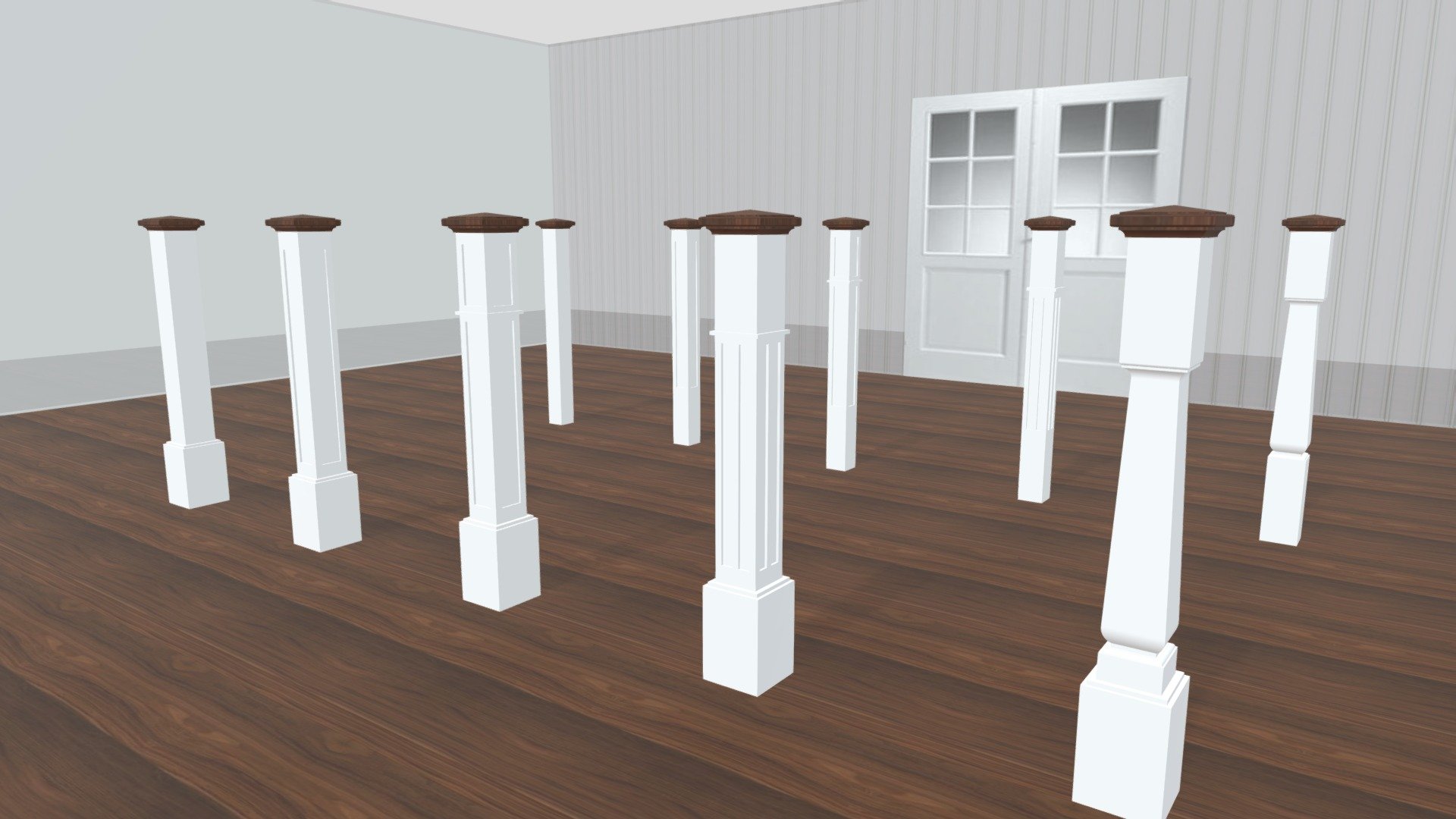 Hampton's Newel Post Designs