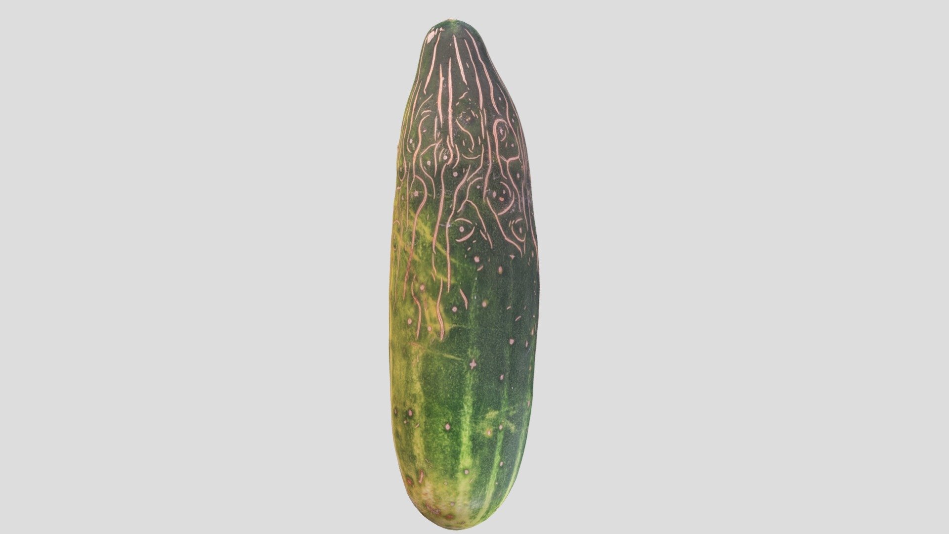 Carved cucumber