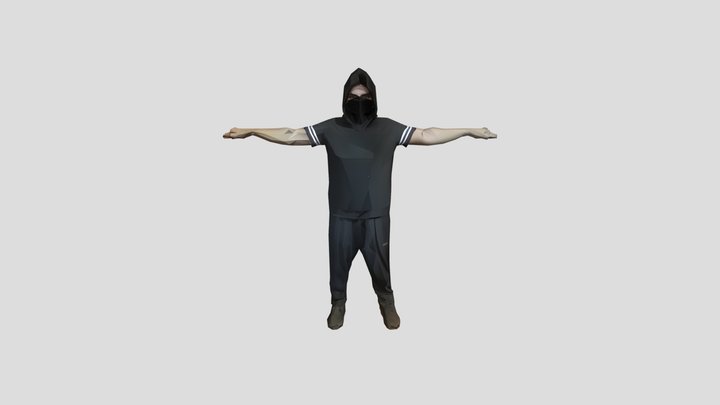 hacker man from watch dogs – Kostenloses 3D-Modell STL