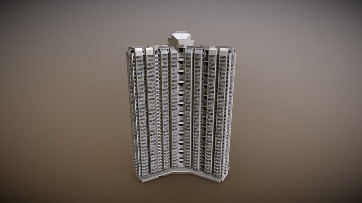 Hong Kong Public Housing - Y3 3D Model