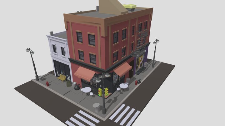 Little NY. Homework5. 2/3 3D Model