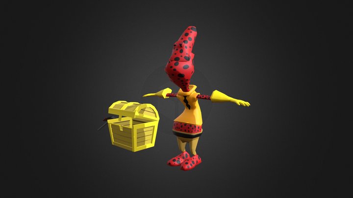 Evil Alien Concept 3D Model