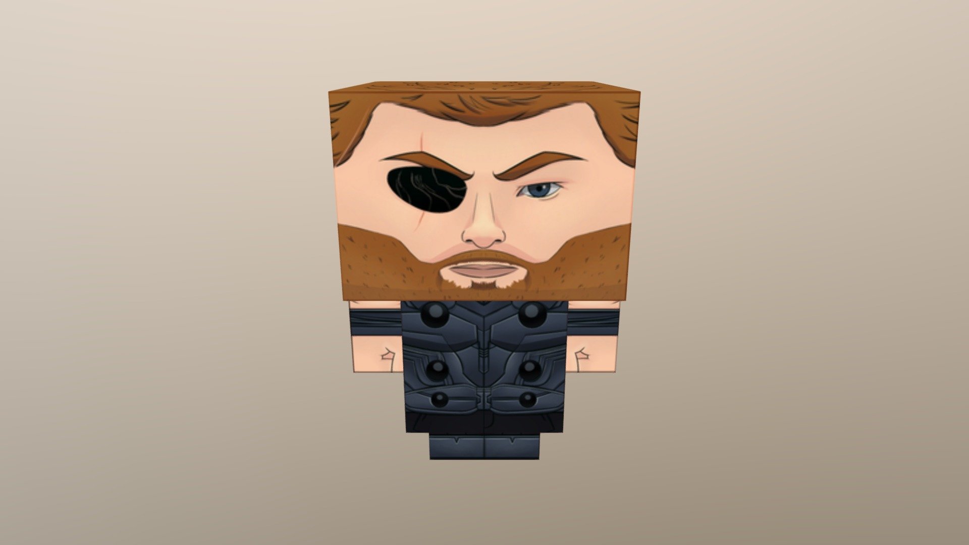 Thor - Papercraft model