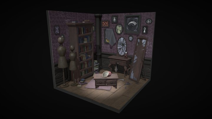 OJ_Diorama 3D Model