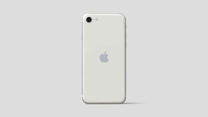 iphone_se_3rdgen_starlight 3D Model