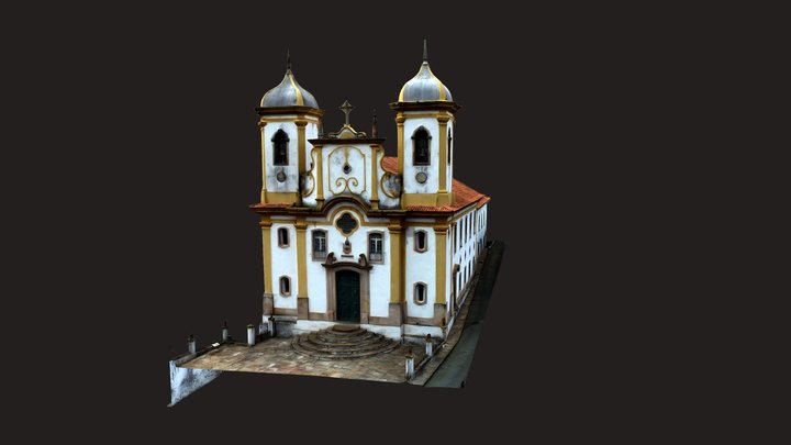 Matriz N. Sra. da Conceição - Patrimônio em 3D 3D Model